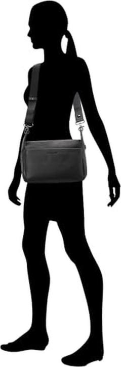 Image du produit Mandarina Duck Sac bandoulière carré en cuir avec poche intérieure zippée et sangle ajustable