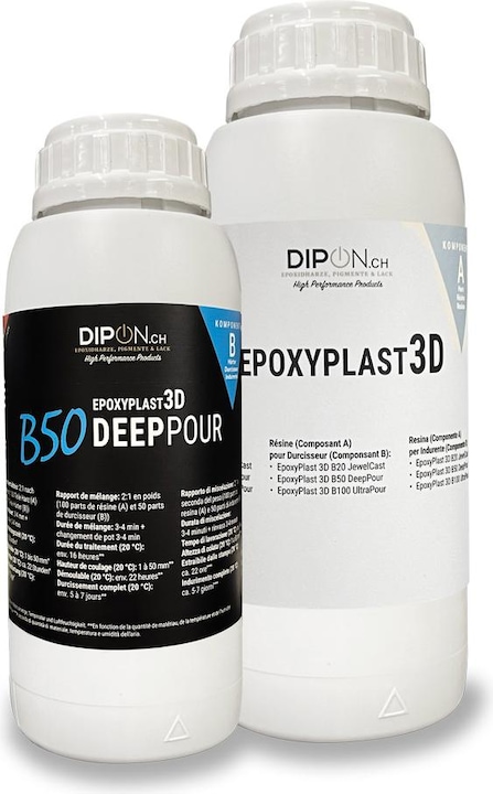 Produktbild Dipon Epoxidharz EpoxyPlast 3D B50 DeepPour Resin