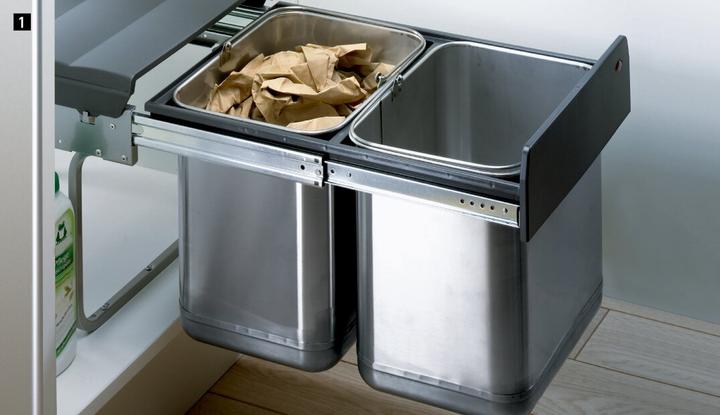 Image du produit Hettich Systeme de déchets Bin.it DUO ll (20 l)