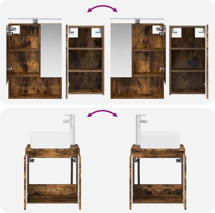 Produktbild vidaXL Badezimmerschrank