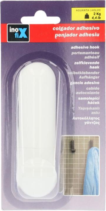 Image du produit Inofix Crochet adhésif J, blanc