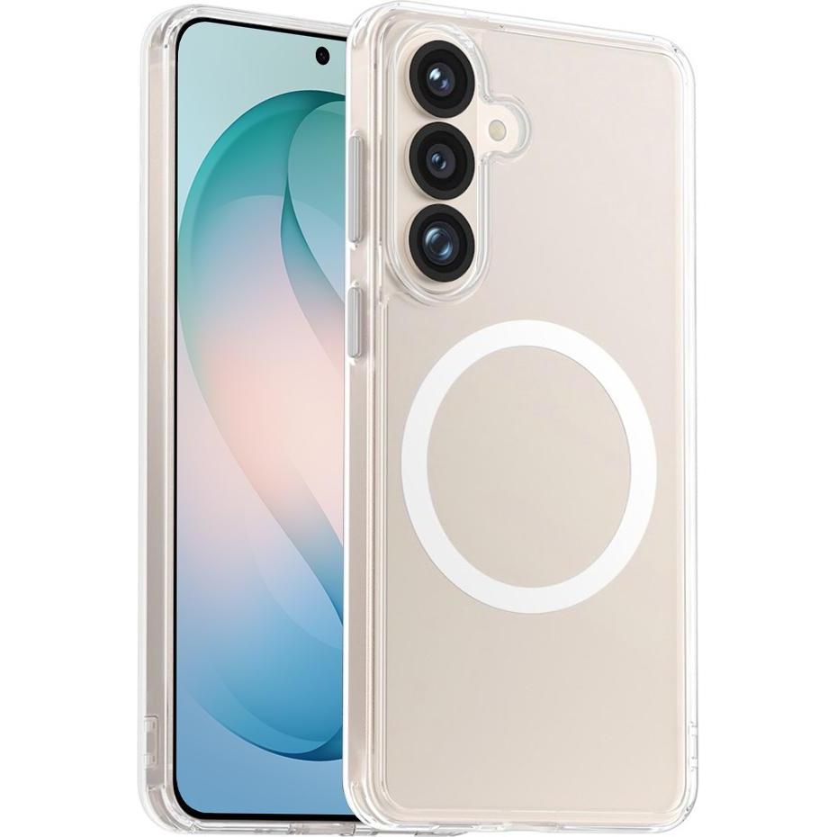 BlueO - Crystal+ Anti-Drop Series MagSafe - Samsung Galaxy S26 Plus - Clear (Samsung Galaxy S26), Cover smartphone, Trasparente