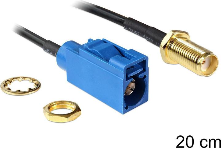 Produktbild Delock HF-Antennenkabel RG-174, 20cm (Antennenkabel)