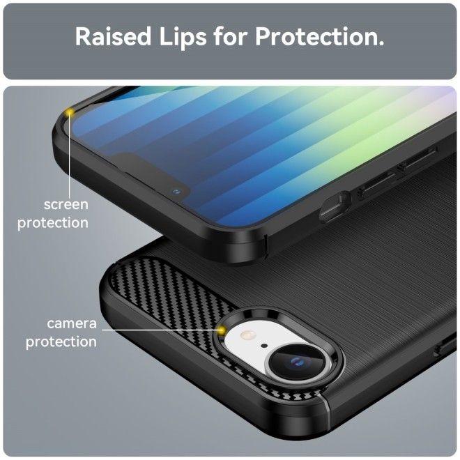 Image du produit MU Style Carbon Fiber TPU Softcase Series (Apple iPhone 16e)