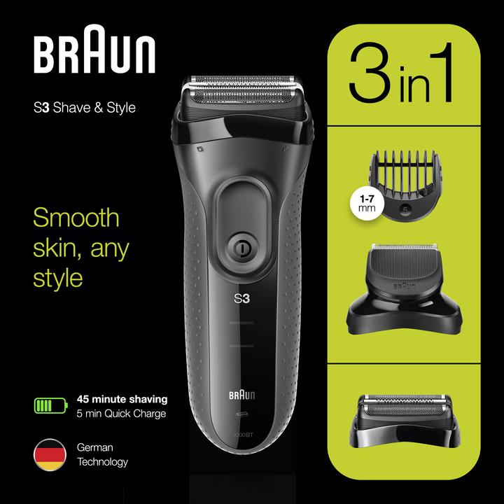 Image du produit Braun Series 3 ProSkin Shave & Style (3000BT)