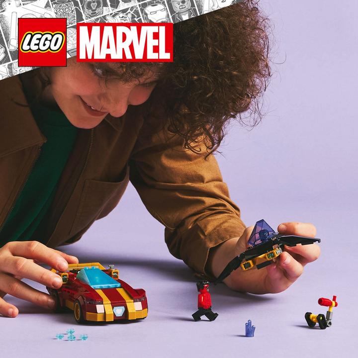 Produktbild LEGO Iron Man Auto und Black Panther vs. Red Hulk (76310, LEGO Marvel)