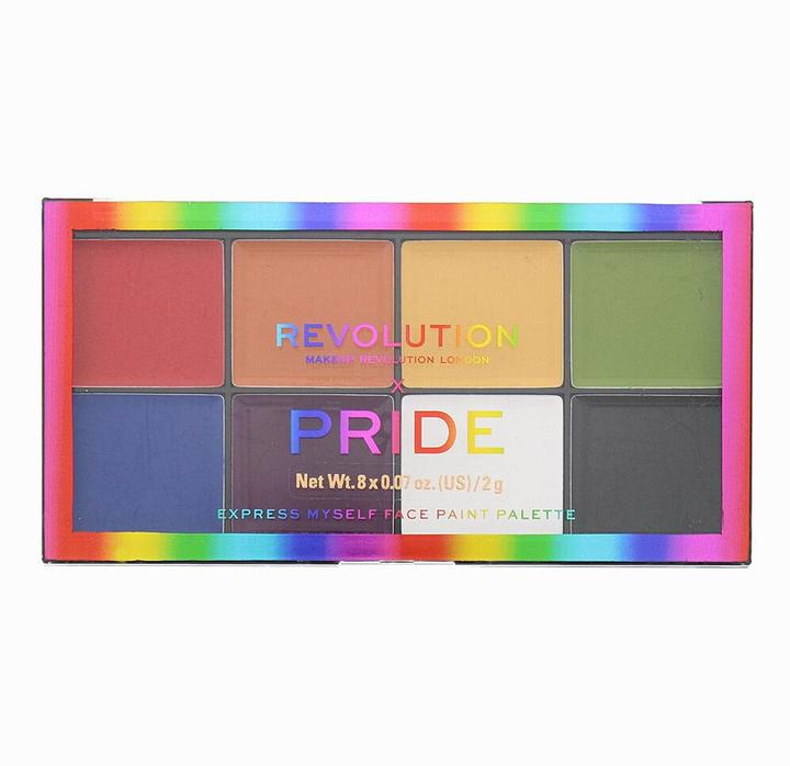 Produktbild Makeup Revolution Revolution Pride Express Myself Face Paint Palette 8 x 2g