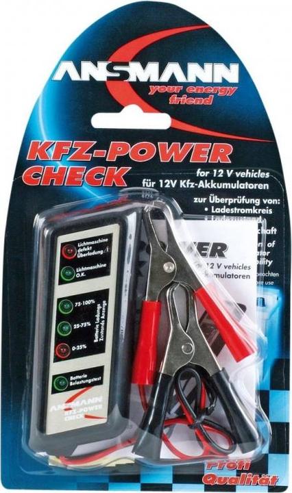 Produktbild Ansmann Batterietester Kfz-Power Check (1 Stk.)