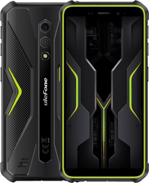 Produktbild Ulefone Armor X12 Pro 4GB/64GB Smartphone (leicht grünlich) ohne Ladegerät (64 GB, Schwarz/Grün, 5.43", Dual SIM)