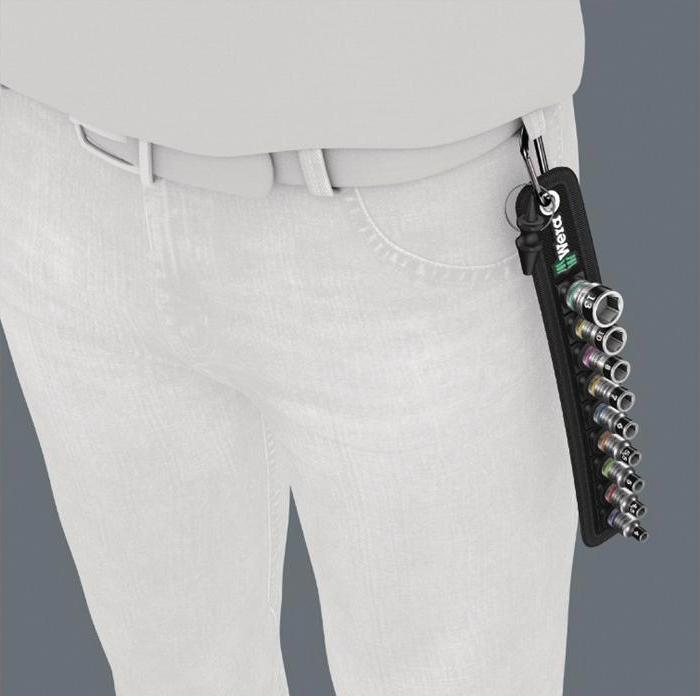 Actual product image Wera Belt A 4 Zyklop socket set (13 mm, 8 mm, 10 mm, 11 mm, 7 mm, 12 mm, 6 mm, 9 mm, 5 mm)
