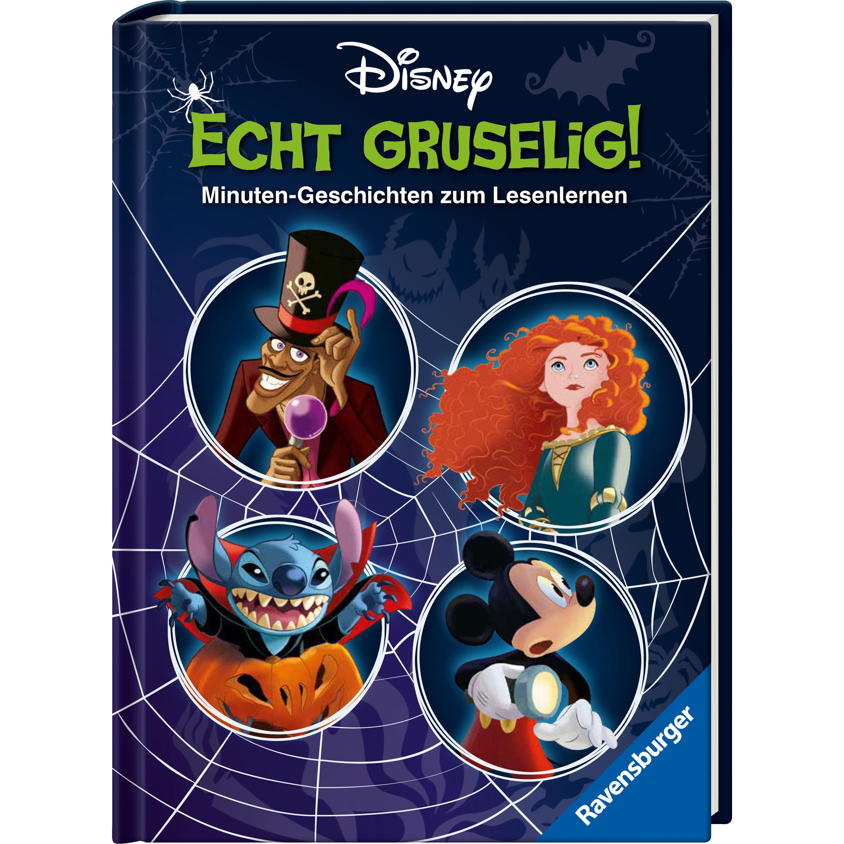 Disney: Gruselige Minuten-Geschichten zum Lesenlernen, Kinderbücher von Annette Neubauer, The Walt Disney Company