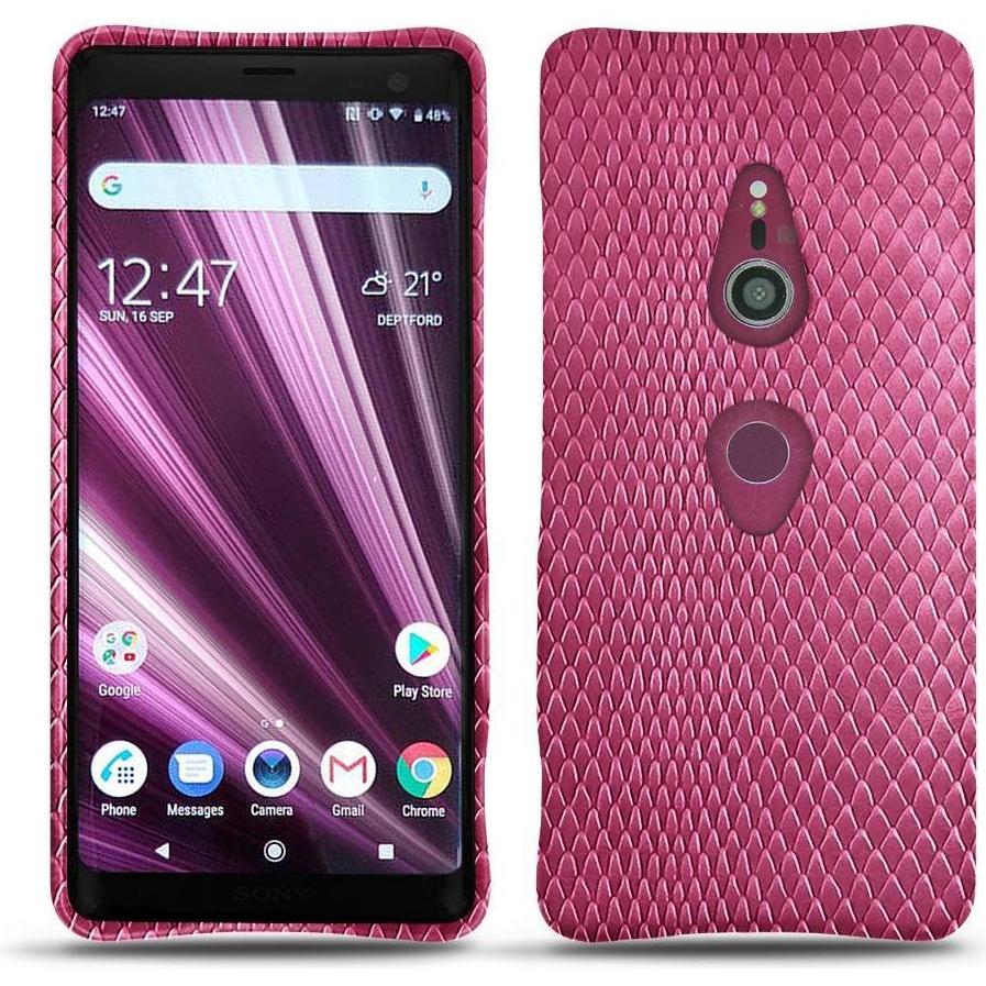 Noreve Lederschutzhülle (Sony Xperia XZ3), Smartphone Hülle, Rosa