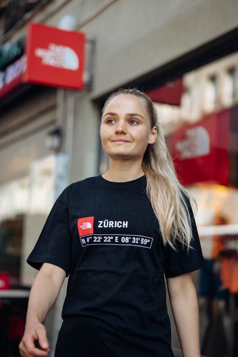 Produktbild North Face S/S GPS Tee Zürich Recycelt (S)