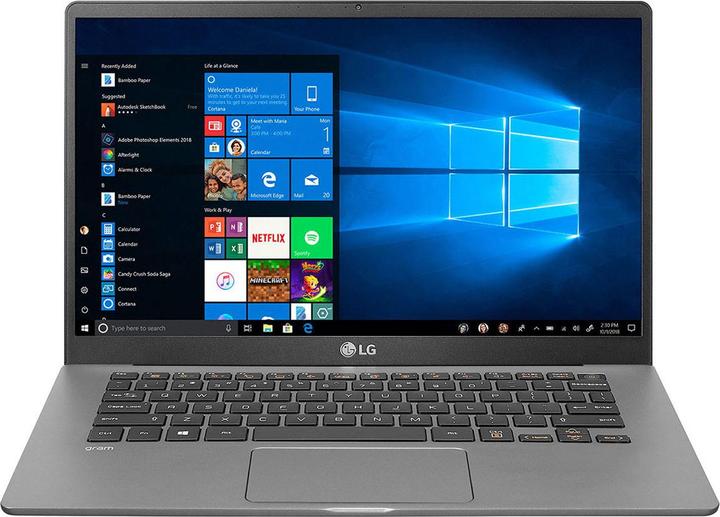 Image du produit LG Gram 14 – Z90N-V.AP52G (14", Intel Core i5-1035G7, 8 Go, 256 Go, DE)