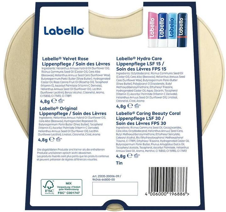 Produktbild LABELLO Geschenkset Rosey Lips (Gesichtspflege Set)