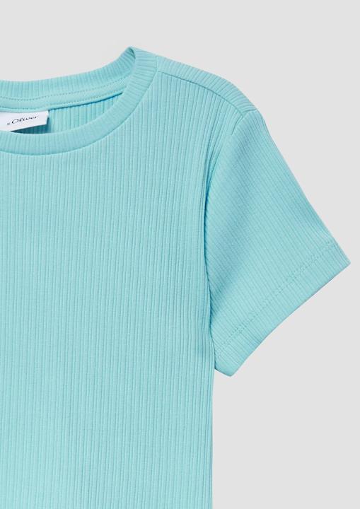 Actual product image S.Oliver T-Shirt Elastisches T-Shirts aus Rippware (128, 134)