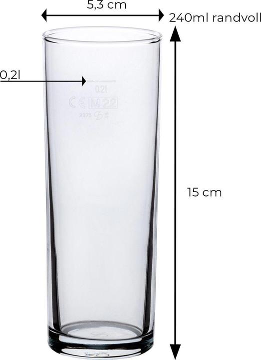 Image du produit Luxentu Kölschglas / Kölner Stange mit Gravur 40. Jubiläum (0.20 l, 1 x)