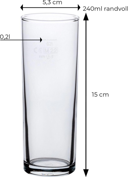 Produktbild Luxentu Kölschglas / Kölner Stange mit Gravur 40. Jubiläum (0.20 l, 1 x)
