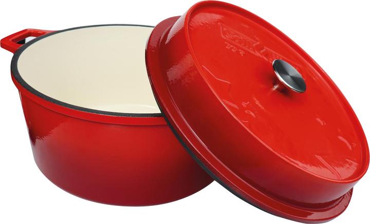 Produktbild Grillfürst Dutch Oven ohne Füsse - emailliert - DO9 - rot