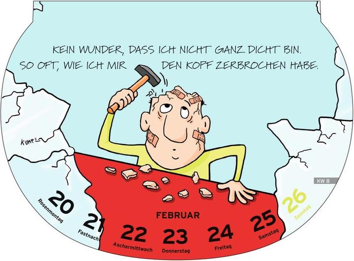 Produktbild Heye Bildkalender Dumme Sprüche (21 x 29 cm)
