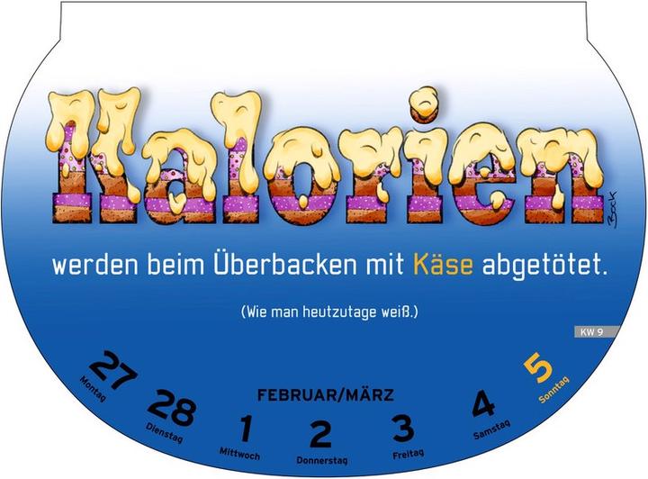 Produktbild Heye Bildkalender Dumme Sprüche (21 x 29 cm)