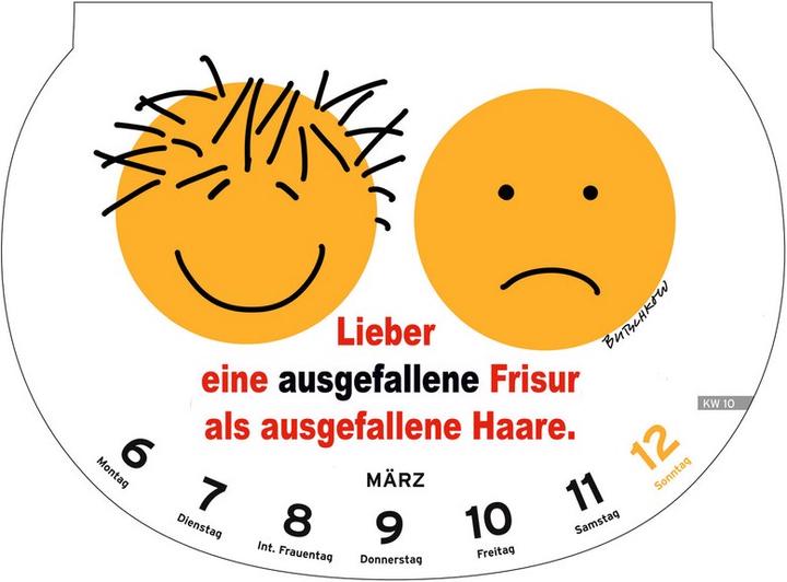 Produktbild Heye Bildkalender Dumme Sprüche (21 x 29 cm)