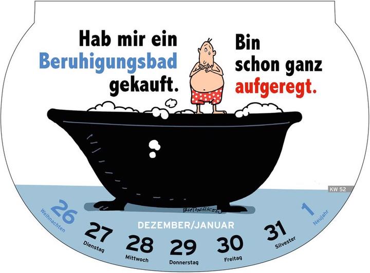 Produktbild Heye Bildkalender Dumme Sprüche (21 x 29 cm)