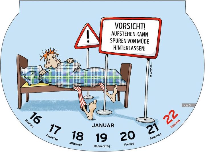 Produktbild Heye Bildkalender Dumme Sprüche (21 x 29 cm)