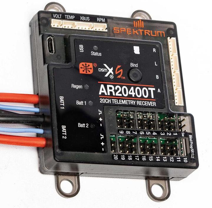 ar20400t 20-kanaals powersafe telemetrie-ontvanger