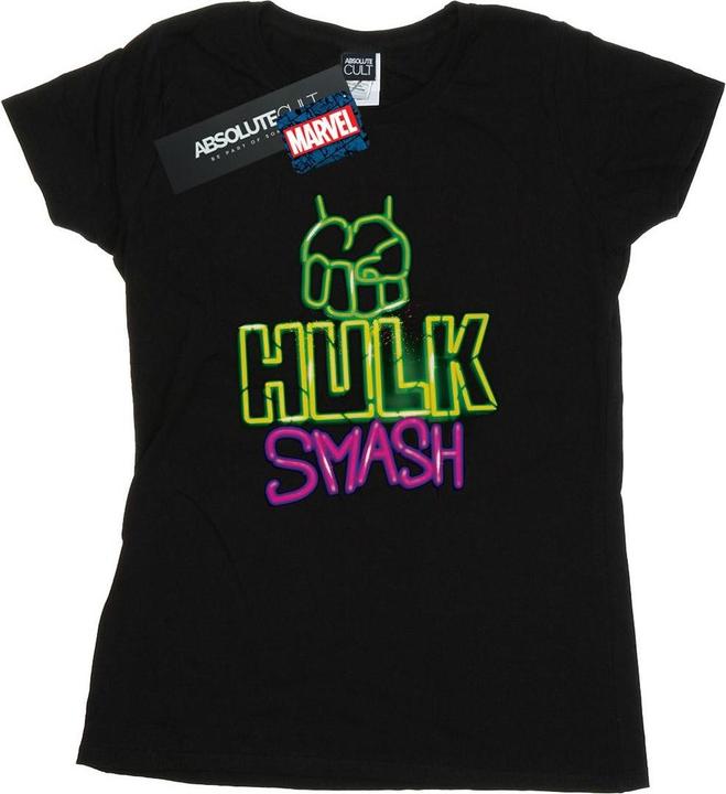 Actual product image Womens/Ladies Hulk Smash Cotton T-Shirt (XXL)