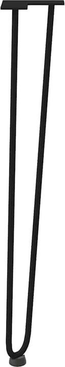 Produktbild VidaXL Haarnadelbeine 4 Stk. Schwarz 72 cm Massivstahl Hairpin Tischbein