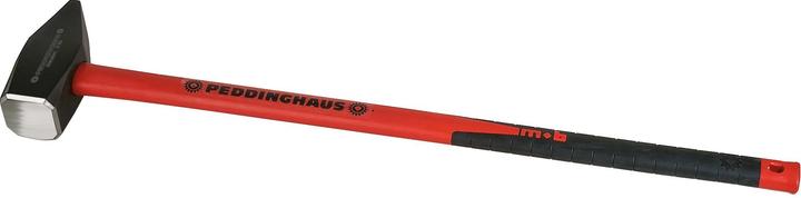 Actual product image Peddinghaus Lathe hammer 'XStriker' partially polished with tubular steel handle - rough track (5760 g)