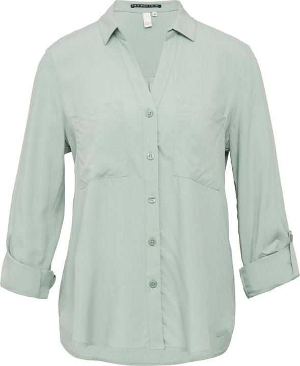 Actual product image S.Oliver Bluse Viskosebluse mit Turn-up und aufgesetzten Taschen (42)