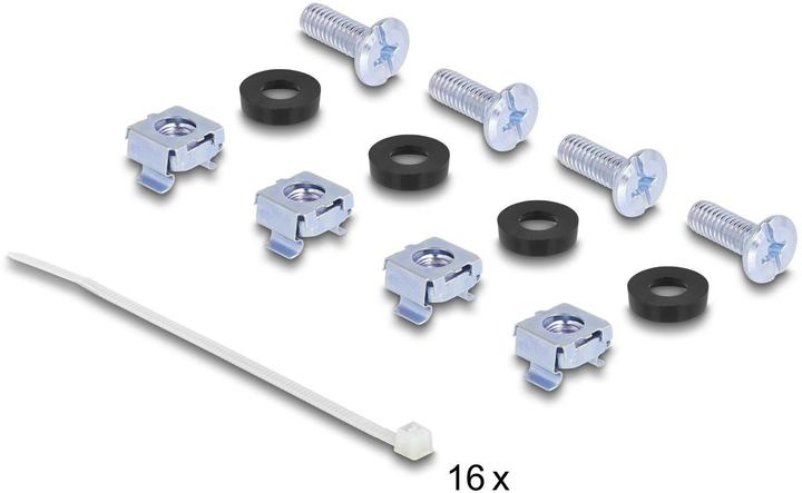 Produktbild Delock 19? Keystone Patchpanel 16 Port 1 HE schwarz