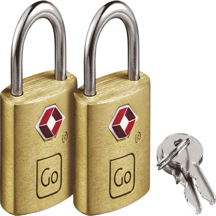 Immagine prodotto Go Travel Accessori per bagagli Solid Safe Secure TSA key lock 2 pezzi.