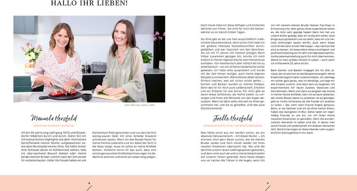 Actual product image Food with love: Eat & Love – Unsere Jeden-Tag-Küche mit Herz (German, Joëlle Herzfeld, Manuela Herzfeld, 2022)