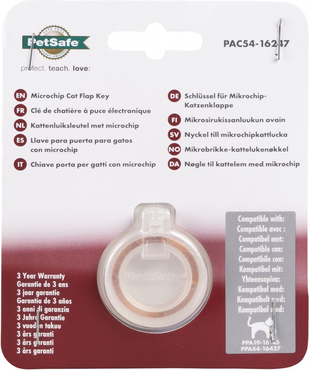 Actual product image PetSafe Key for microchip cat flap (Microchip Cat Flap)