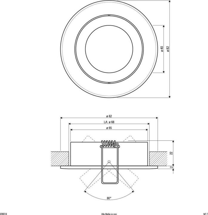 Actual product image EVN EB spotlight