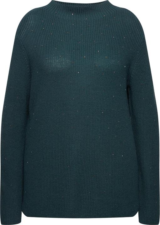Produktbild Ulla Popken Pullover, Wollmix, Ziersteine, Stehkragen, Langarm (58)
