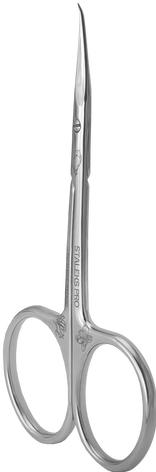 Image du produit Staleks Cuticle scissors with a curved tip Exclusive 21 Type 2 Magnolia (Ciseaux à cuticules professionnels)