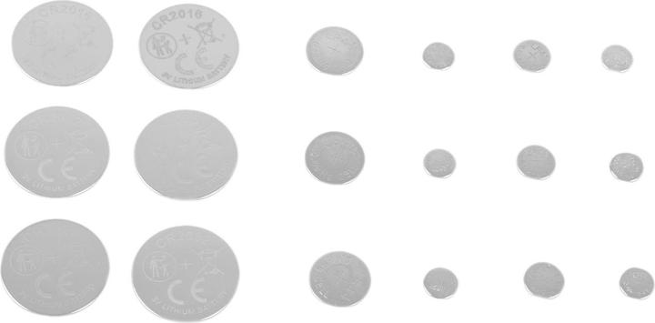 Image du produit Raymax Button batterie cellulaire 18 pièces (18 pcs, CR2032, AG4, CR2016, LR41, CR2025, AG1, LR44)