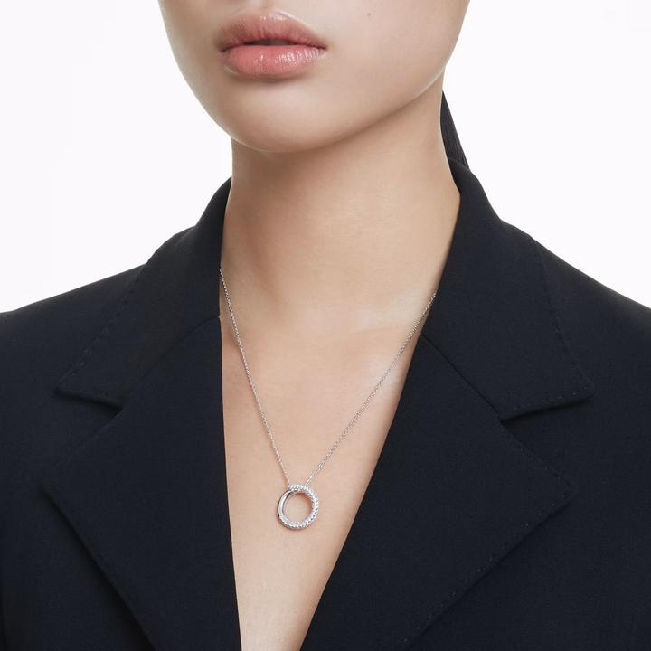 Produktbild Swarovski Dextera Halskette Pavé Weiss (Swarovski Metall)