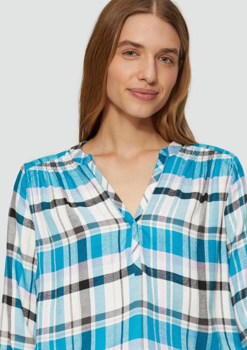 Produktbild S.Oliver Bluse Softe Langarmbluse mit Smok-Details (44)