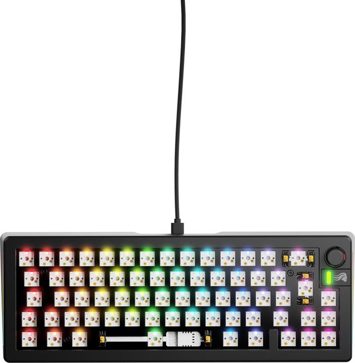Immagine prodotto Glorious Tastiera da gioco personalizzata GMMK 3 65 % - barebone, layout ISO, nero (Cablato)
