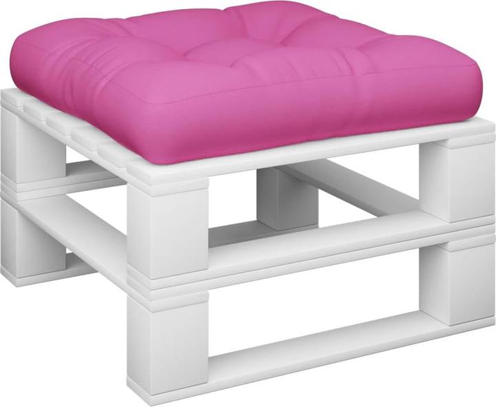 Image du produit Diverse Hardware Palettenkissen Rosa 60x61,5x10 cm Oxford-Gewebe (60 x 10 x 61.5 cm)