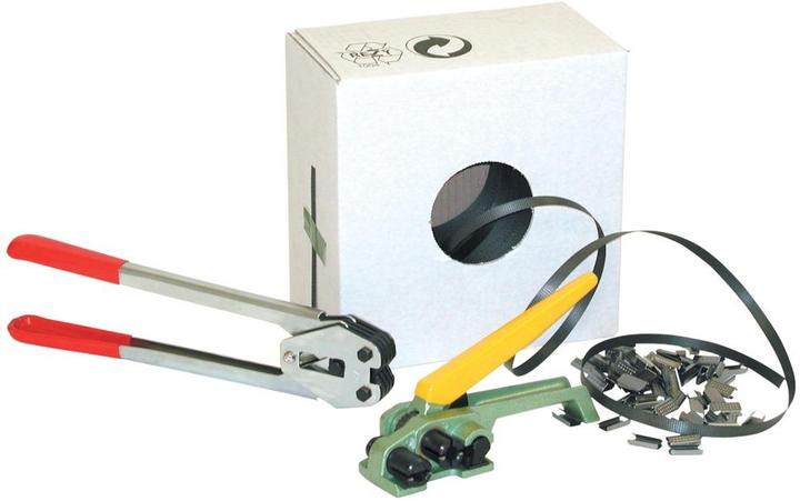 kaiserkraft Umreifungs-Set, Kunststoffband (2000 Stück)