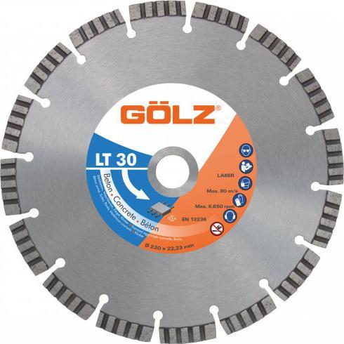 Golz, Schleifmittel, Diamond disc LT30 Ø230 mm