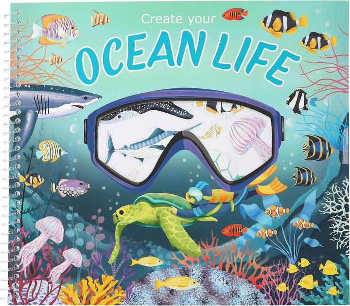 Produktbild Magni DEPESCHE Stickerbuch Create your Ocean Life
