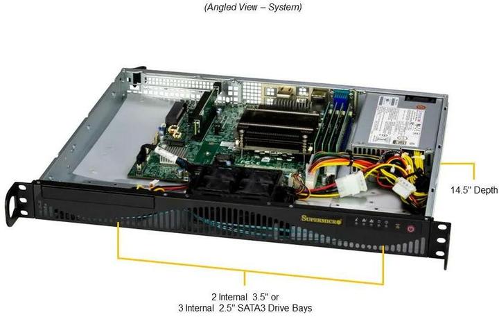 Produktbild Supermicro Barebone UP SuperServer 1U Single Sockel 1700 SYS-511R-ML