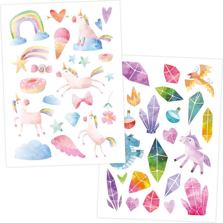 Produktbild Papierdrachen Metallic Tattoo Set 6 - Beach Vibes
